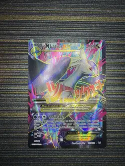 Pokemon Card TCG Mega M Latios EX Roaring Skies Full Art Holo 102/108 - Image 1