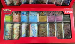 Pokemon TCG Prismatic Evolutions Box 8 Mini Tins Promo Cards Costco - Lot of 2 - Image 2
