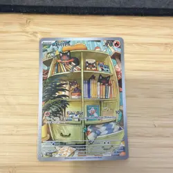 Pokemon TCG Litten Full Art Holo Card 167/162 Temporal Forces Illustration Rare - Image 1