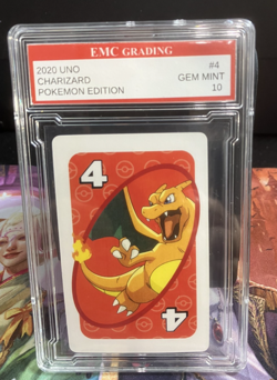 CHARIZARD RED 2020 Pokemon #4 EMC GRADED 10 ASIA BACK GREAT POKEMON CARD MINT - Image 1