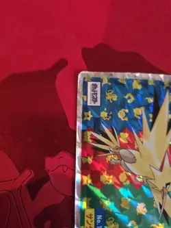 MP Topsun Zapdos Sticker prism Holo Pokemon Card Japanese - Image 4