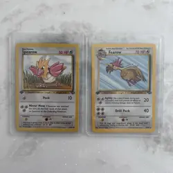 1999 English Pokemon Spearow and Fearow Original Cards - Image 1