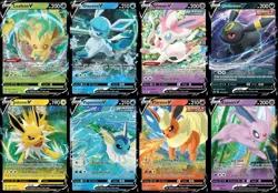 Pokemon Eeveelutions Ultra Rare Jolteon Flareon Vaporeon Espeon Sylveon 8 CARDS - Image 1