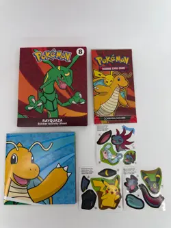 2024 Pokemon Lot x20 Rayquaza #8 McDonald’s Sticker Packs + Cards & Stickers - Image 4