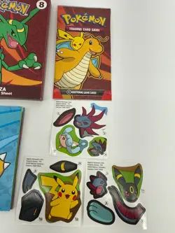 2024 Pokemon Lot x20 Rayquaza #8 McDonald’s Sticker Packs + Cards & Stickers - Image 5