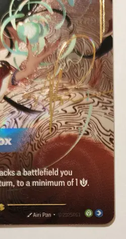 2025 League of Legends Riftbound English TCG Card Ahri OGN·303*/298 Signature NM - Image 4