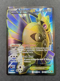 Pokemon Aegislash EX Full Art Alternate Art Promo Card 65a/119 - Image 1