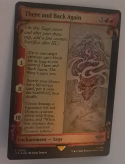 There and Back Again Scrolls FOIL LOTR Lord of the Rings Magic the Gathering MTG - Image 1