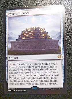 MTG Pyre of Heroes Kaldheim 241/285 Regular Rare Near Mint Non Foil - Image 5