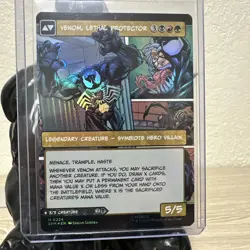 Eddie Brock /Venom, Lethal Protector #224 Borderless M MTG Spider-man Foil NP - Image 1