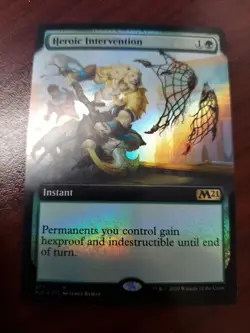 Heroic Intervention (Extended Art) Core Set 2021 Foil - Image 1