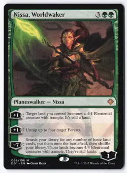 Nissa, Worldwaker M Archenemy: Nicol Bolas 68 NM - Image 1