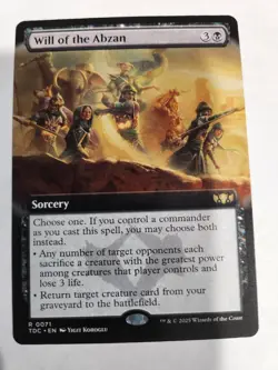 Will of the Abzan 0031 Regular Magic The Gathering Tarkir Dragonstorm - Image 1