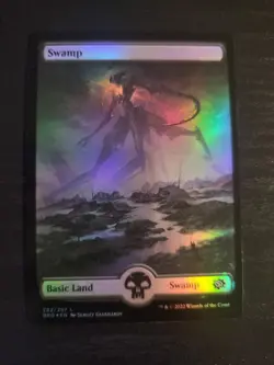 NM FOIL Full Art Swamp Brother's War #282/287 - Image 1