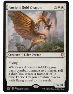 Ancient Gold Dragon Commander Legends: Battle for Baldur's Gate Regular - Image 1