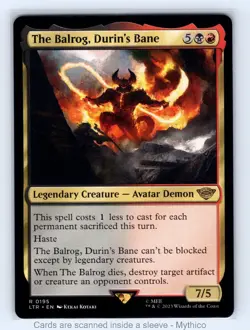 MTG The Balrog, Durin's Bane The Lord of the Rings: Tales of Middle-earth - NM - Image 1