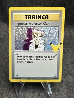 Pokemon TCG Celebrations Imposter Professor Oak Classic Collection 73/102 NM - Image 1