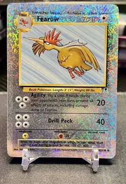 2002 Pokemon Legendary Collection Fearow 42/110 Reverse Holo - NM/MINT - Image 1