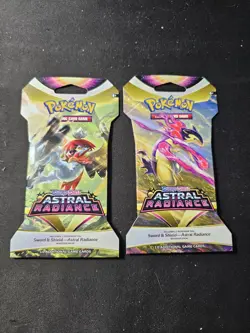 Pokemon Sword & Shield Astral Radiance Sleeved Booster Pack Lot of 2 - Sealed - Image 1