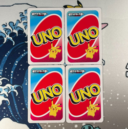 Unown Skip Red, Blue, Green, Yellow Lot Set Japanese Uno Deck Pokemon Cards NM - Image 2