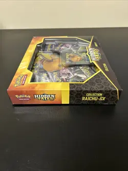 Pokemon TCG Hidden Fates Raichu GX Collection Box New Factory Sealed 728192512490 - Image 3