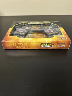 Pokemon TCG Hidden Fates Raichu GX Collection Box New Factory Sealed 728192512490 - Image 4
