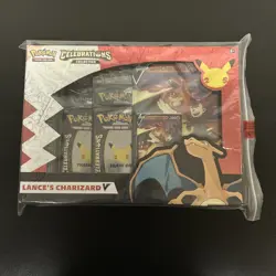 Pokemon TCG: Celebrations Lance's Charizard V Box W/ Evolving Skies & Fusion New 820650101625 - Image 1