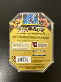 Pokemon TCG Hidden Fates Gyarados GX Tin NEW & Factory Sealed - Image 2