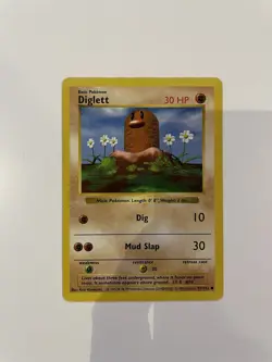 Diglett (Shadowless) - 47/102 Base Set - WOTC - Pokemon TCG - Image 1
