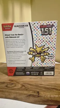 Pokemon TCG | Scarlet & Violet | 151 Alakazam Ex Collection Box - Image 2