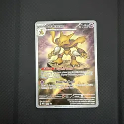 2025 Pokemon Mega Evolution #009 Alakazam Black Star Promo - Image 1