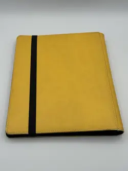 2019 Ultra Pro Yellow Pikachu PRO-Binder, Leather, 9 Pocket Pokemon TCG - Image 2