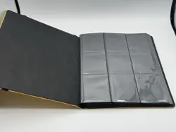 2019 Ultra Pro Yellow Pikachu PRO-Binder, Leather, 9 Pocket Pokemon TCG - Image 3