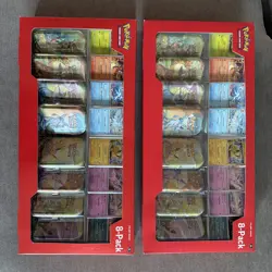 2 Pokemon TCG: Prismatic Evolutions 8-Pack Mini-Tins Promos Costco Bundles - Image 2
