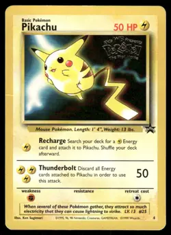 Pokemon Tcg Pikachu #4 Pokemon Promo MP - Image 1