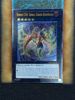 Yugioh Number C104: Umbral Horror Masquerade JOTL-EN056 Ultimate Rare MP - Image 1