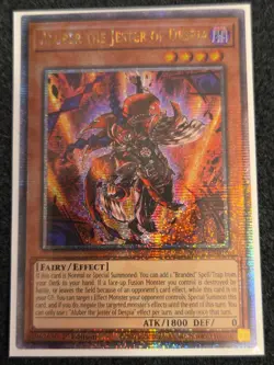 Aluber the Jester of Despia Quarter Century Secret Rare RA02-EN016 Yu-Gi-Oh! - Image 1