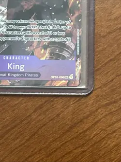 One Piece TCG Romance Dawn English King (Alt Art) OP01-096 SR Card - Image 3