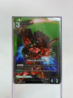 [ALT] ST06-005 Red Gundam LR+ Gundam TCG Card Game Alternate Art Bandai - Image 1