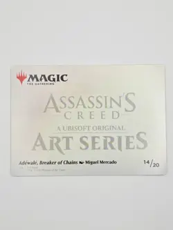 Adewale, Breaker of Chains Art Card [Assassin's Creed Art Series] MTG - Image 2