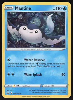 Mantine SWSH026 Holo Promo SWSH: Sword & Shield Promo Cards LP - Image 1