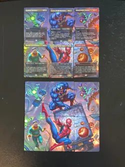 MTG -SPIDERMAN 12 CARD LOT - Spectacular Showdown Foils and Arts - Image 1