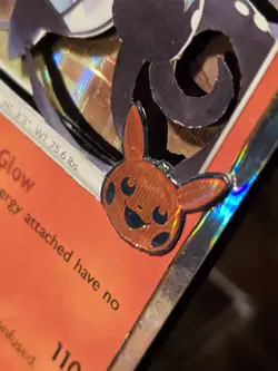 Chandelure 033/192 3D Handmade Pokemon Card Art Trick or Trade Booster Holo - Image 3
