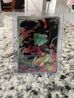 Bulbasaur 133/132 Stamped Promo Mega Evolutions Pokemon Card - Image 1