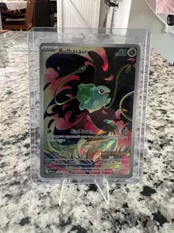 Bulbasaur 133/132 Stamped Promo Mega Evolutions Pokemon Card - Image 3