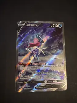 2023 Pokemon TCG Crown Zenith: Suicune v Full Art Holo Card GG38/GG70 - Image 1