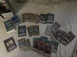 Semi - Random Lot Of Yugioh Cards. Primite, Blue Eyes, Ryzeal, Mitsurugi - Image 1