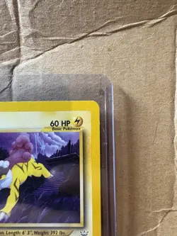 Raikou Pokemon Card 22/64 Neo Revelation 1st edition Rare WOTC LP/NM - Image 3