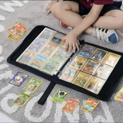 Card Binder for Pokemon Cards Holder Fits 900 Cards w/ 50 Removable Sleeves TCG - Image 4