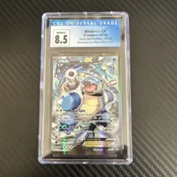 CGC 8.5 Blastoise EX 2016 Black Star Promo XY122 Pokemon Card Red & Blue - Image 2